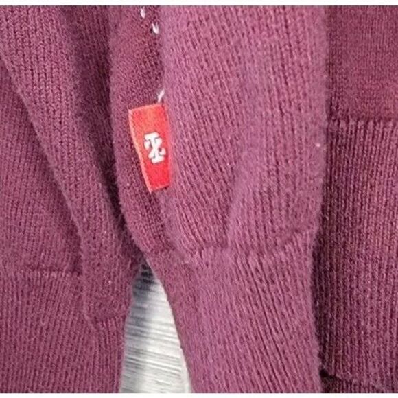 IZOD Maroon Argyle Knit Sweater Mens Sz 2XL Golf Shirt Preppy - Picture 4 of 4